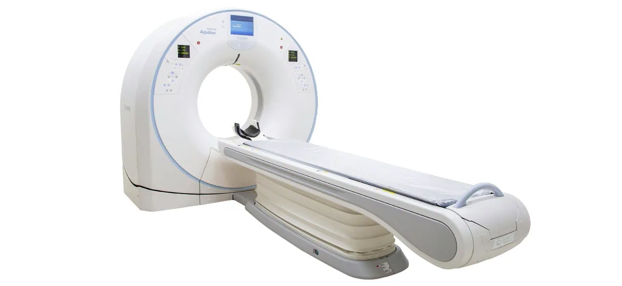 Fibreglass CT scanner casing