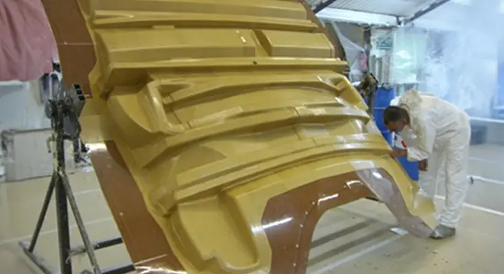 Specialist GRP mould making in situ