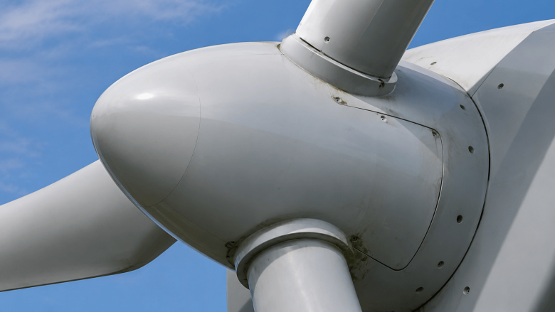 a weathered GRP turbine component maintaining its shine and durability